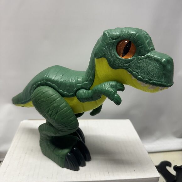 Imaginext Jurassic World T. Rex XL Dinosaur Figure Fisher-Price Green Toy - Picture 3 of 11